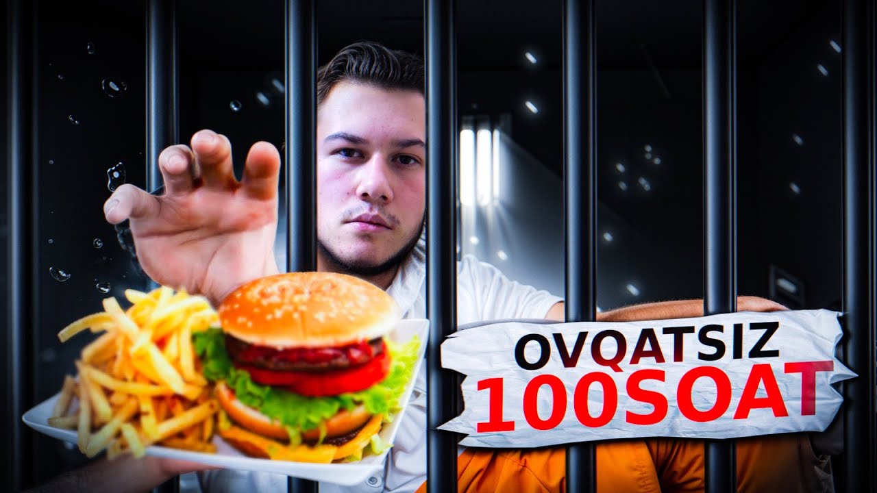 100 soat ovqatsiz. Challenge