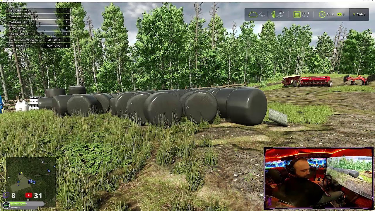 Farming Sim 25: $0 Logging Company Build LIVE
