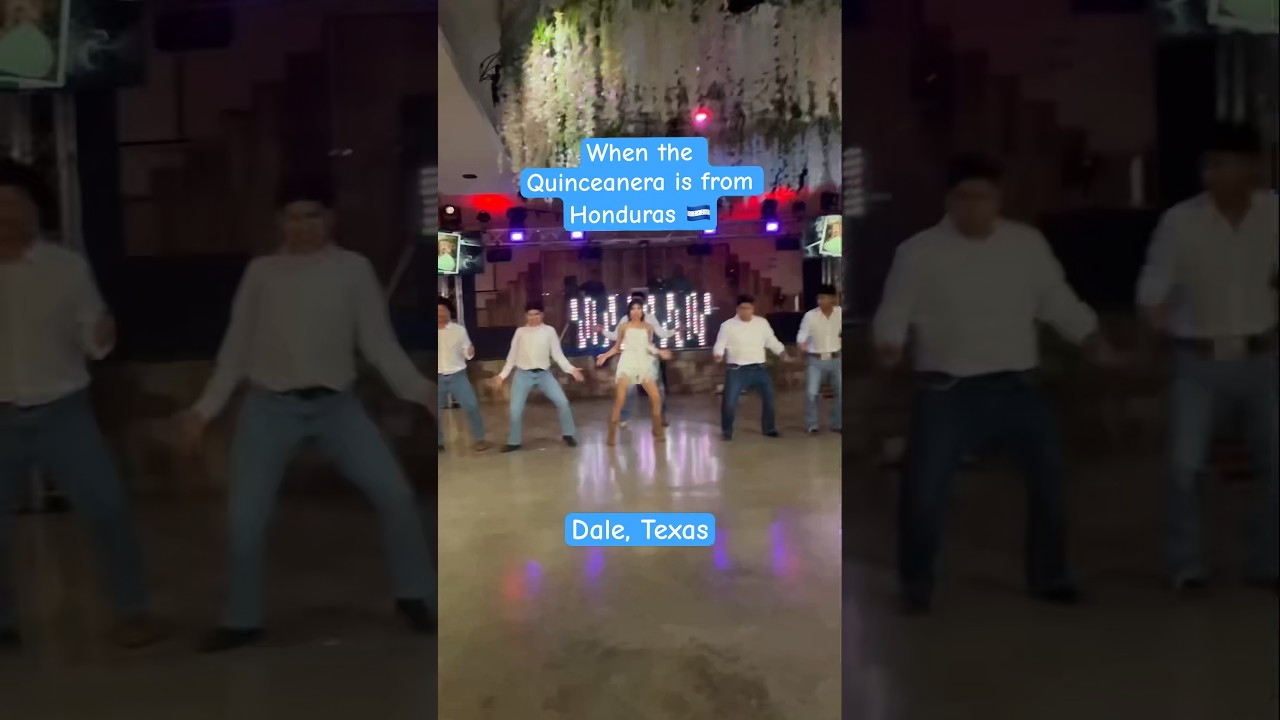 When the Quinceanera is from Honduras we dance PUNTA 🇭🇳 #austinquince #honduranquince #puntadance