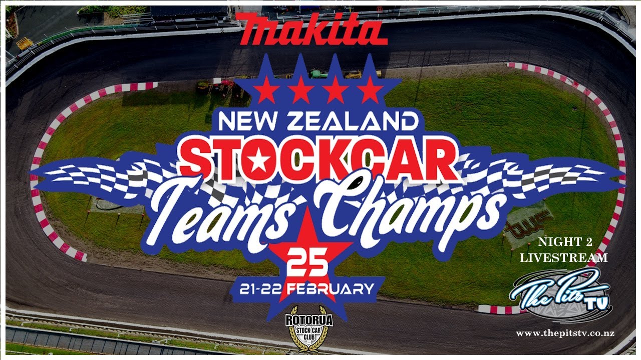 2025 Makita New Zealand Stockcar Teams Champs Finals Night - TWS Rotorua Speedway