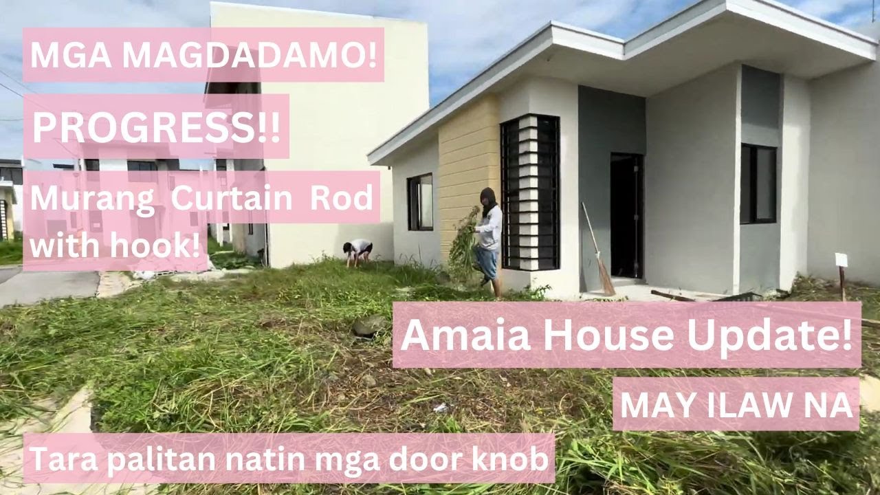 Amaia Scapes Pampanga Bungalow Pod Update! |  May Ilaw at Kurtina na | Progress!