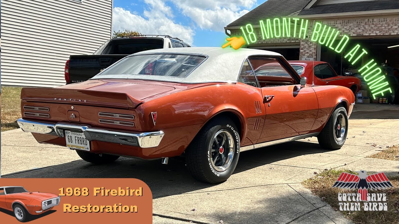 From Garage to Glory: Watch the 1968 Firebird Autumn Bronze Come to Life in 18 Months