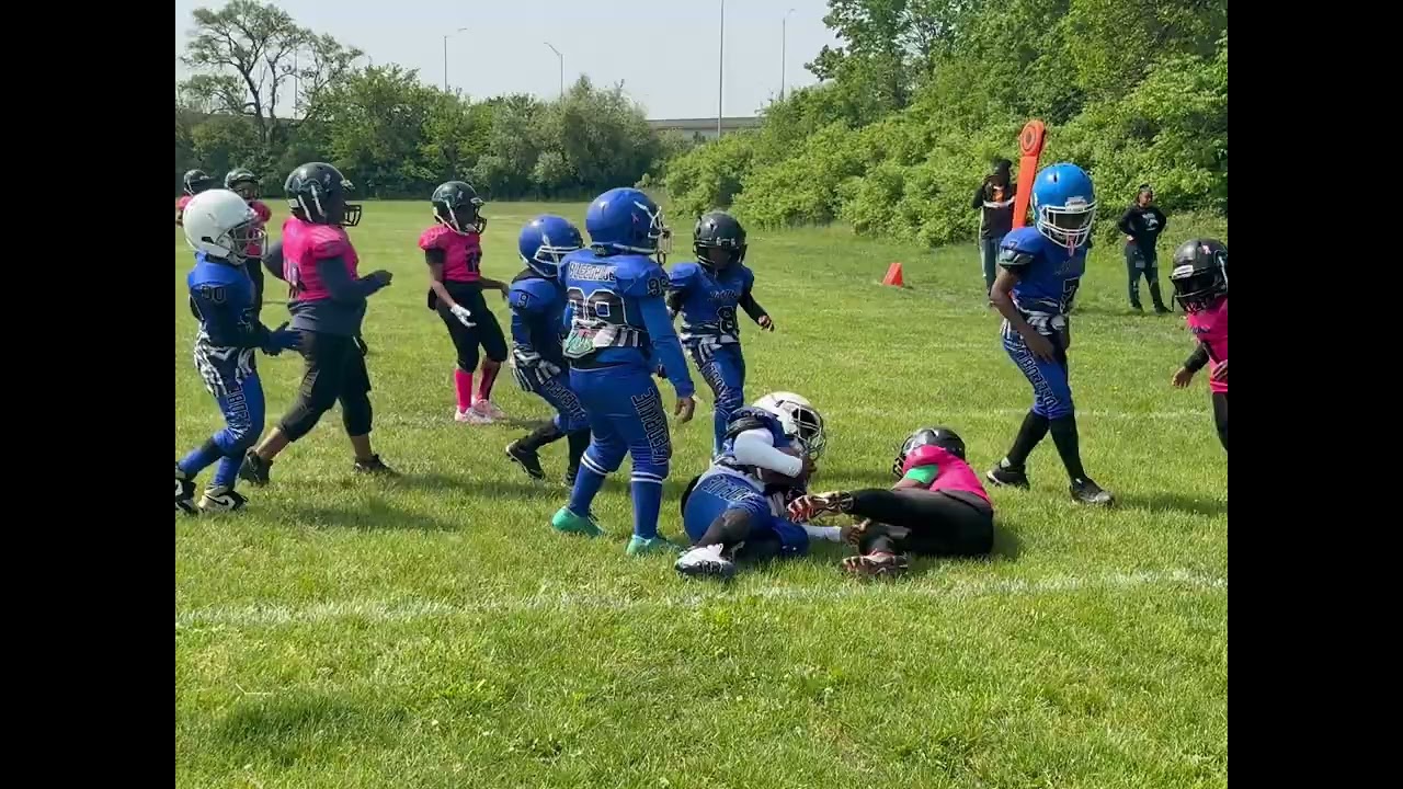 Hazelcrest Mustangs vs U.P lions 8u