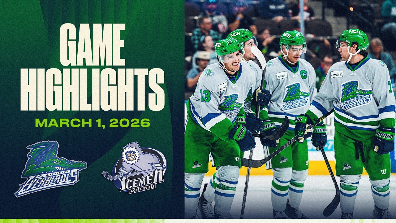 EVERBLADES BEAT ICEMEN, EXTEND WIN STREAK TO 6 | Game Highlights 03.01.2026