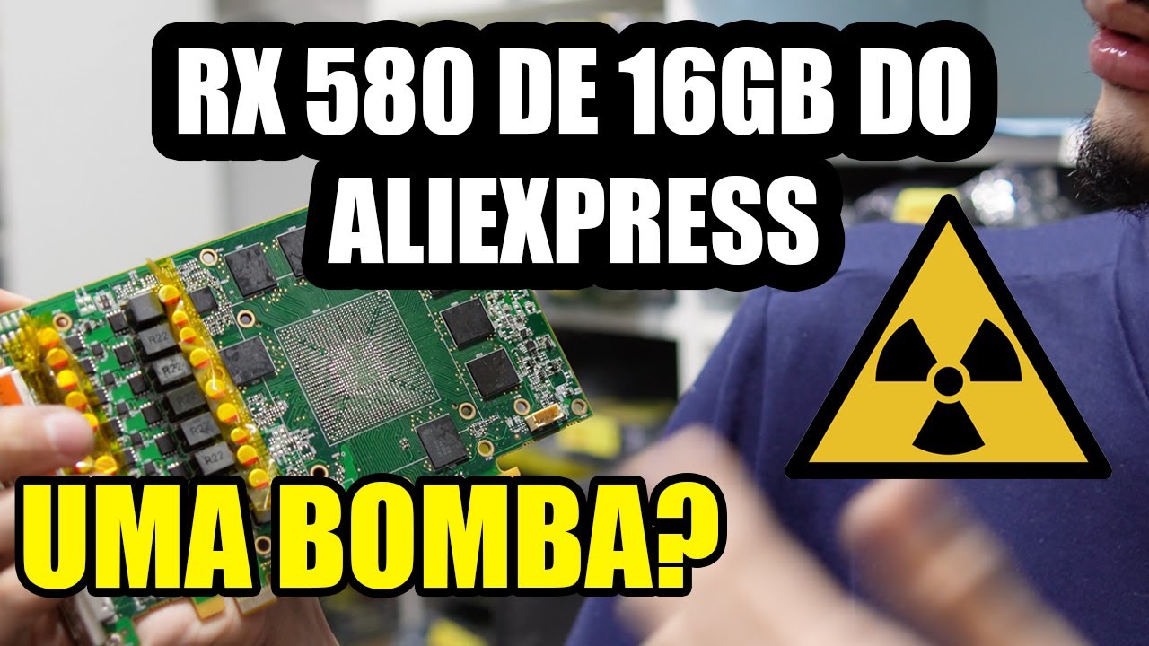 CHEGOU A RX 580 16GB DO ALIXPRESS  - É UMA FARSA?