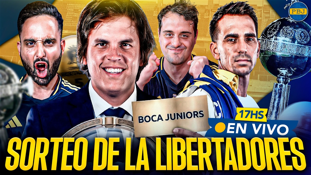 SORTEO COPA LIBERTADORES EN VIVO - PLANETA BOSTERO CON GUSTAV, MOUCHE, SANGRE Y COFANO