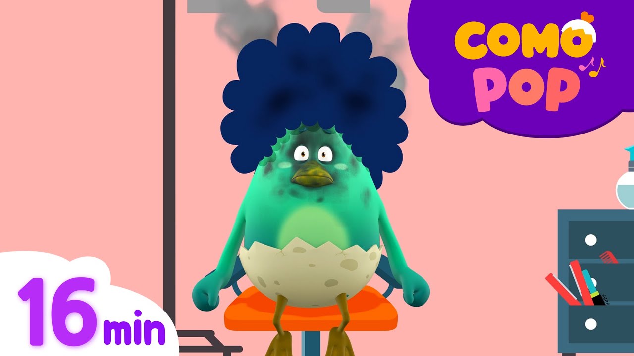 Como Pop | Kids Songs | Hair salon + More Episodes 16min | Cartoon video for kids | Como Kids TV