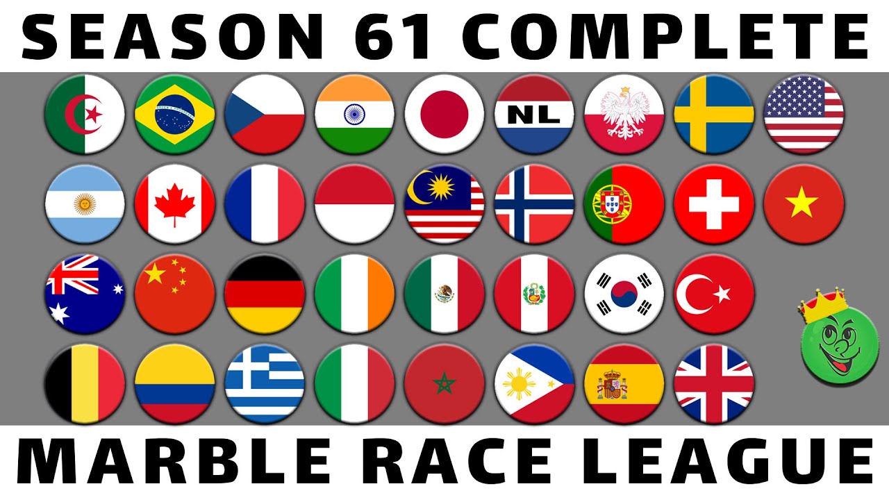Marble Race League Season 61 Complete Race / Marble Race King