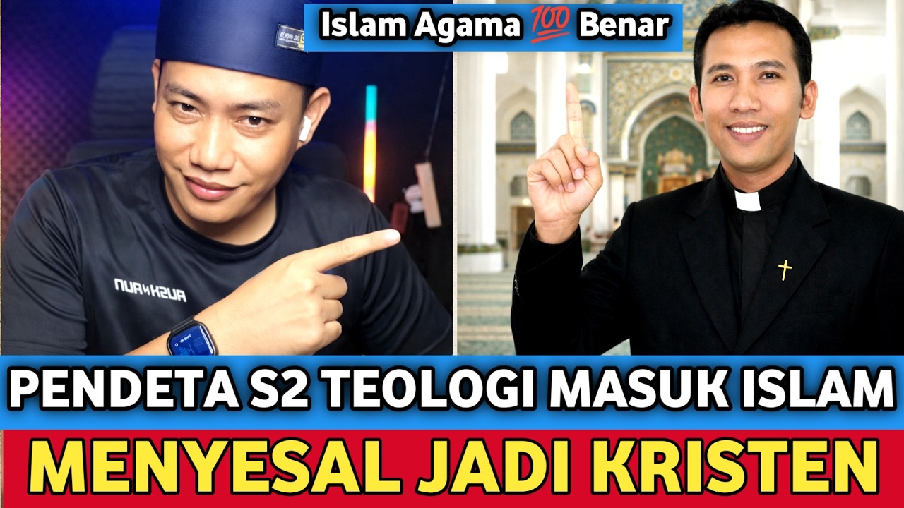 MENGEJUTKAN 😱 PENDETA S2 TEOLOGI MASUK ISLAM ZUHUR TADI