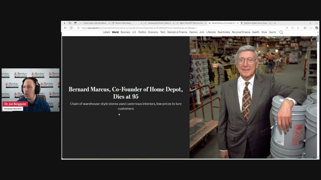 Episode 278: R.I.P. Bernard Marcus (Co-Founder of Home Depot)