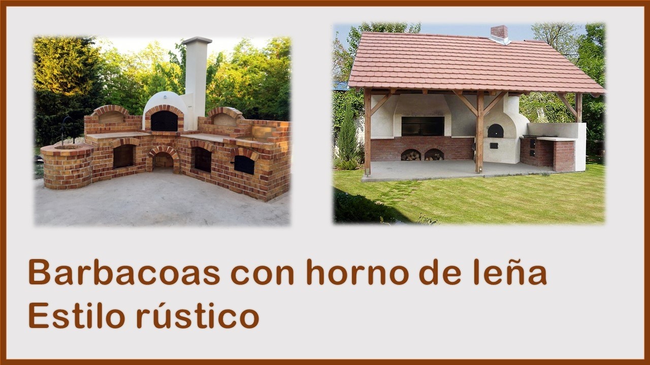 Ideas Barbacoas con horno de le&ntilde;a