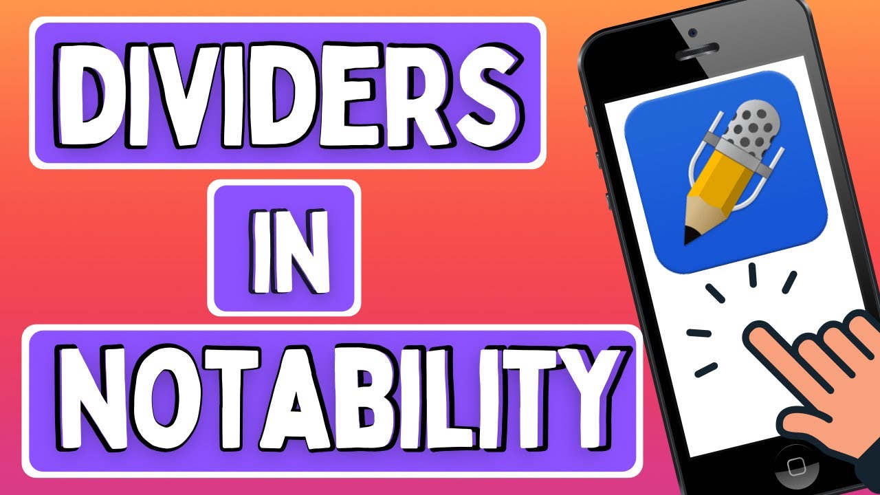 How to use Dividers in Notability