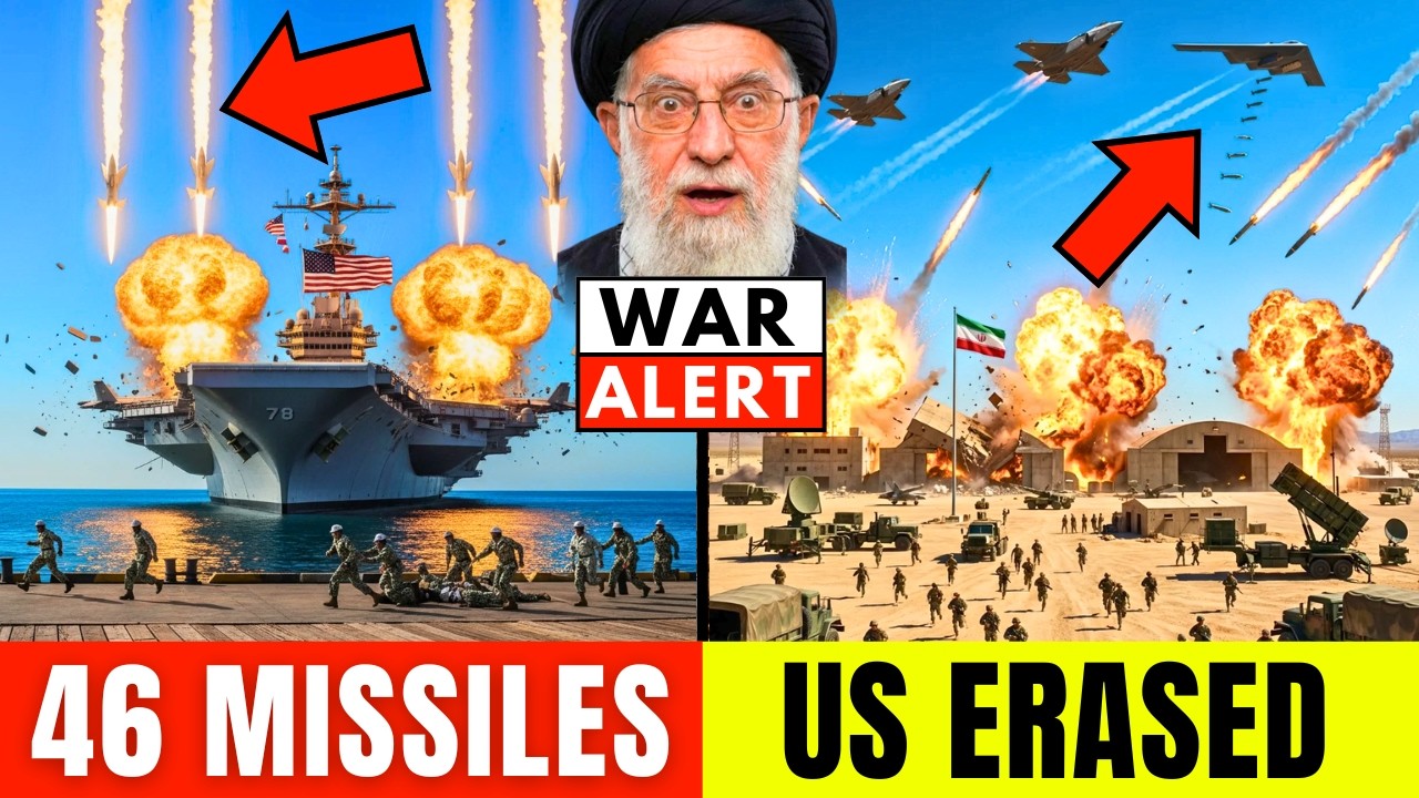 4:21 AM - Iran Hit USS Ford at NATO Pier With 46 Missiles - US Erased 9 Bases in 34 Min