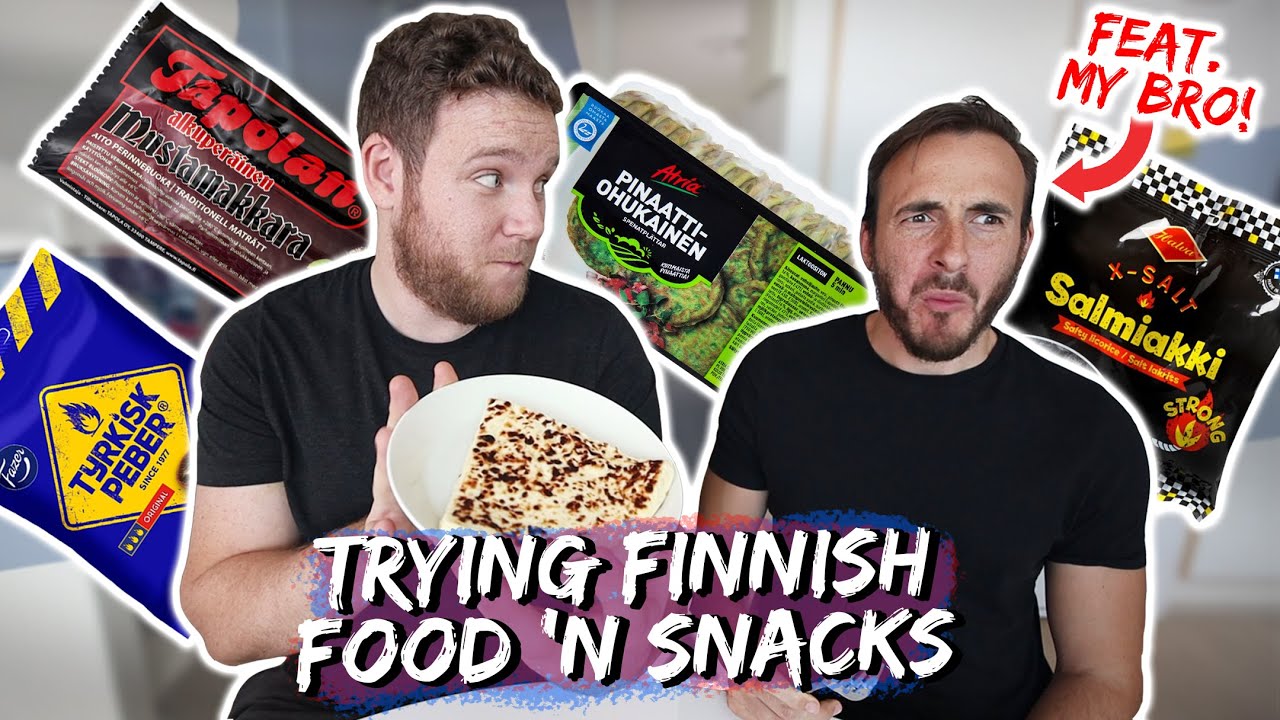 ПРОБУЕМ ФИНСКУЮ ЕДУ И ЗАКУСКИ с участием My Brother!