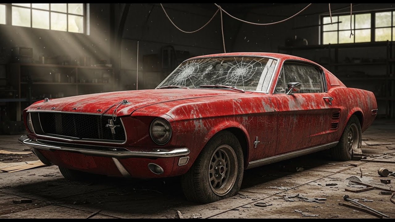 ASMR Car Restoration | Abandoned Ford Mustang 1967 Full Rebuild From Rust to Brand New