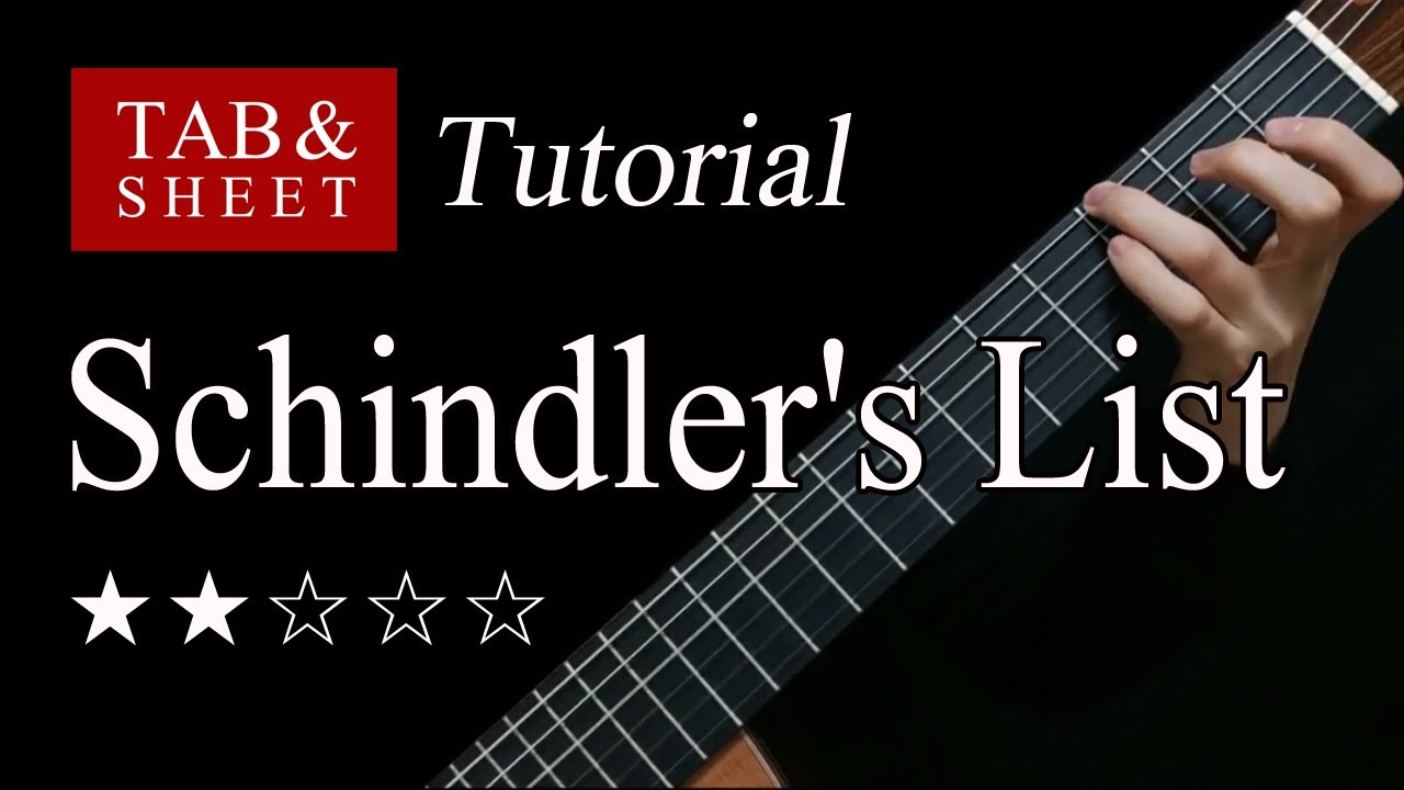 Schindler's List - Fingerstyle Lesson + TAB