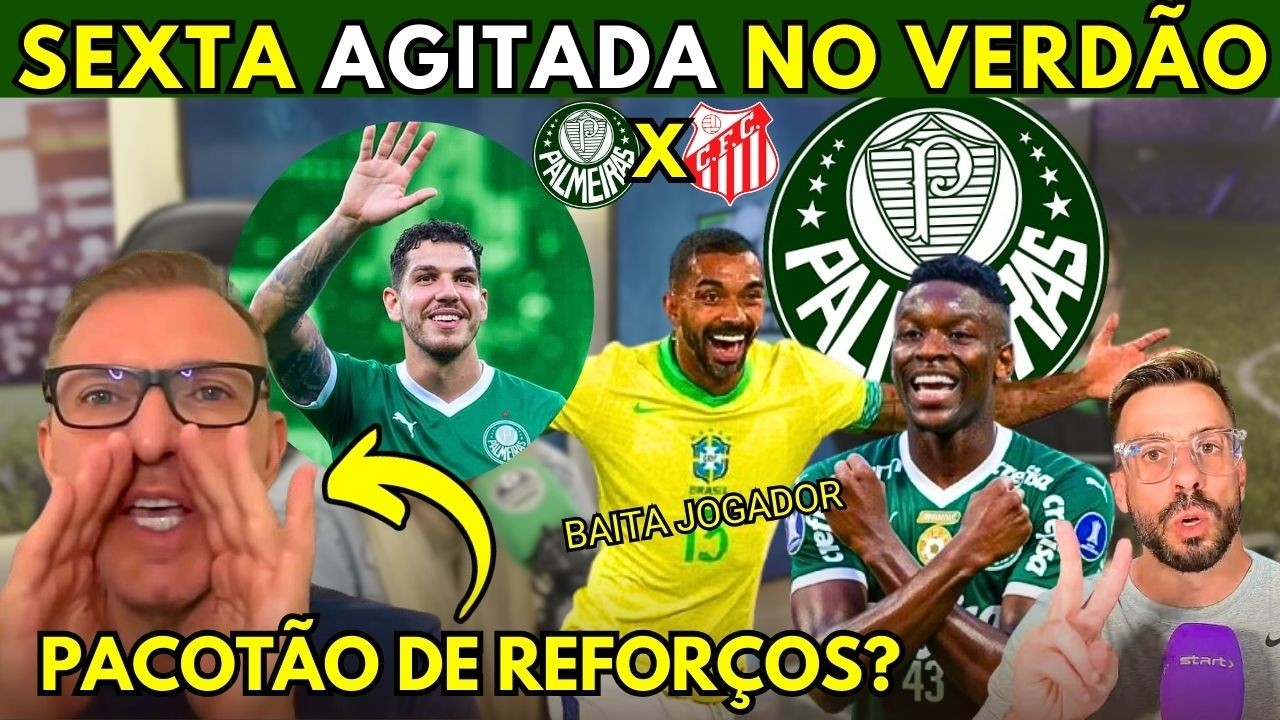 🤯EXCLUSIVO! VELLOSO COM INFO QUENTE DE NINO E LUIZ HENRIQUE! PH CABE? NOTÍCIAS DO PALMEIRAS HOJE