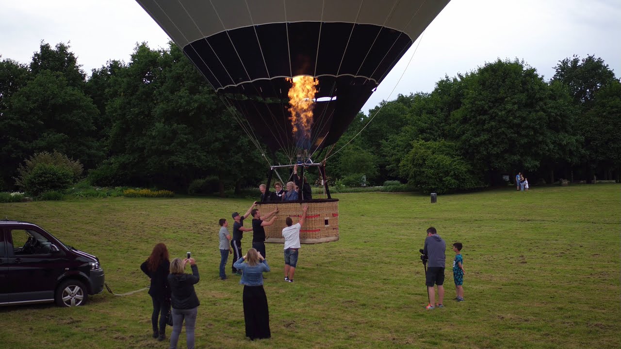 Start von 3 Heißluftballons in Bremervörde