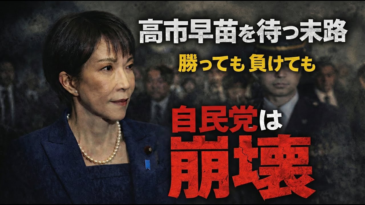 高市早苗と自民党が崩壊する確かな理由とは？野党の意外な人物が影響･･･安冨歩東京大学名誉教授。一月万冊清水