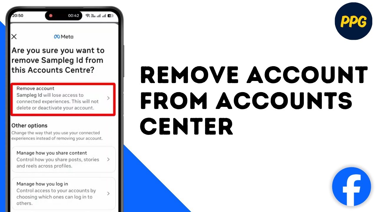 How To Remove Facebook From Accounts Center ?
