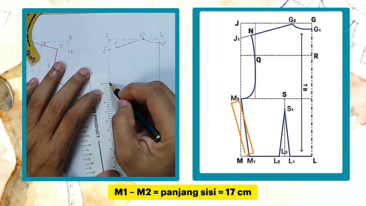 Video Tutorial Pembuatan Pola Dasar Konstruksi Sistem Praktis 