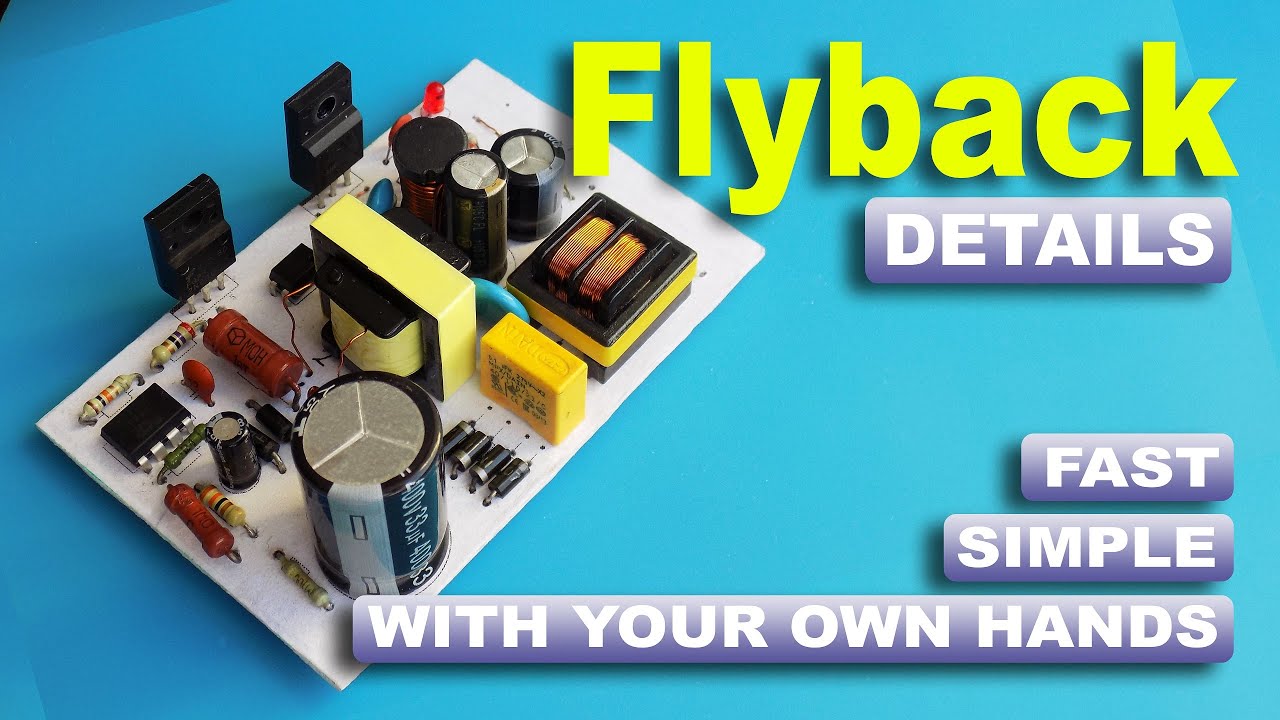 DIY flyback power supply on the CR6850