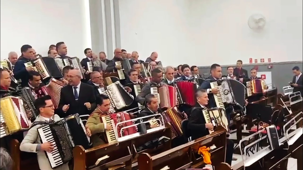 INACREDITÁVEL: 52 ACORDIONISTAS NO ENSAIO REGIONAL NA CCB FAZENDA GRANDE, JUNDIAÍ - SP . 🪗🪗