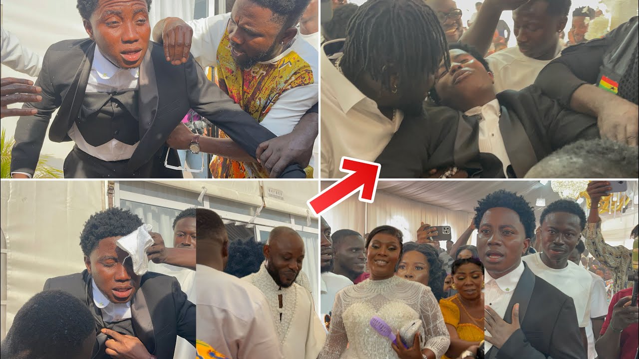Ei 😳 Opoku Bilson Collapses at Diana’s Wedding After Heartbreak!