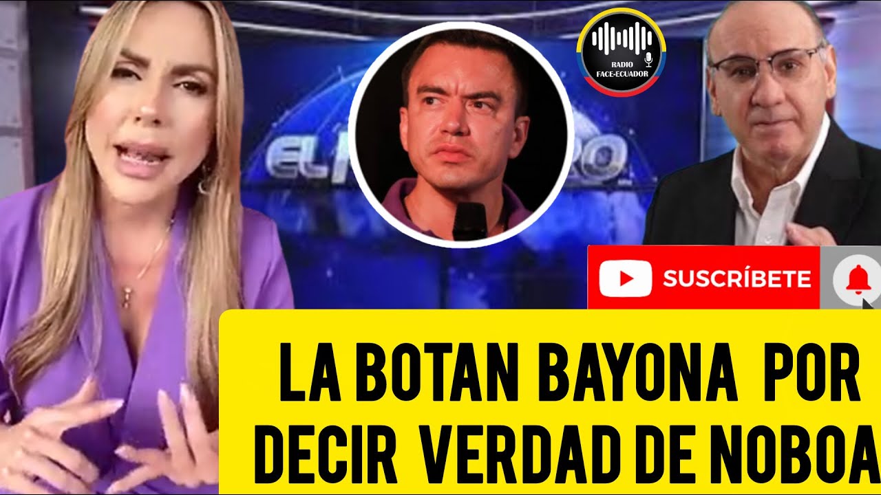 GISSELA BAYONA ES DESPEDIDA DE TC TELEVISIÓN POR DECIR LAS VERDADES DE NOBOA NOTICIAS ECUADOR RFE TV