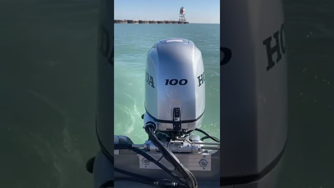 Honda 100 Horse 4 Stroke Outboard 🔥🔥🔥 #biglakelittleboat #hondapower