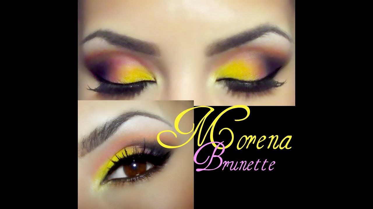 Piel morena maquillaje / Brunette skin eye makeup