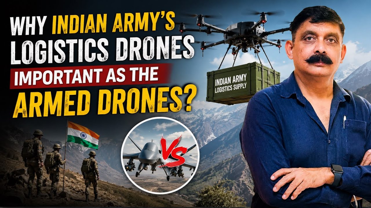 Beyond Killer Drones: How Logistics Drones Are Transforming the Indian Army