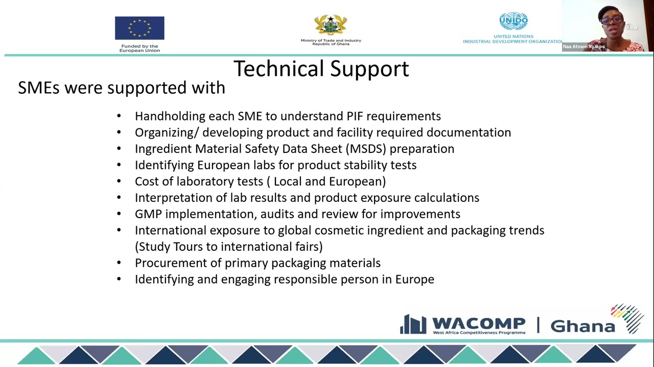 Webinar on Product Information File for cosmetics   11th October 2024