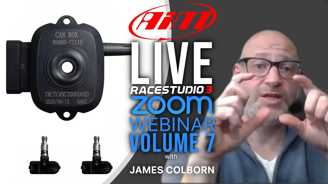 Aim Live Zoom Webinar Race Studio 3 Volume 7 w/ James Colborn November 2021