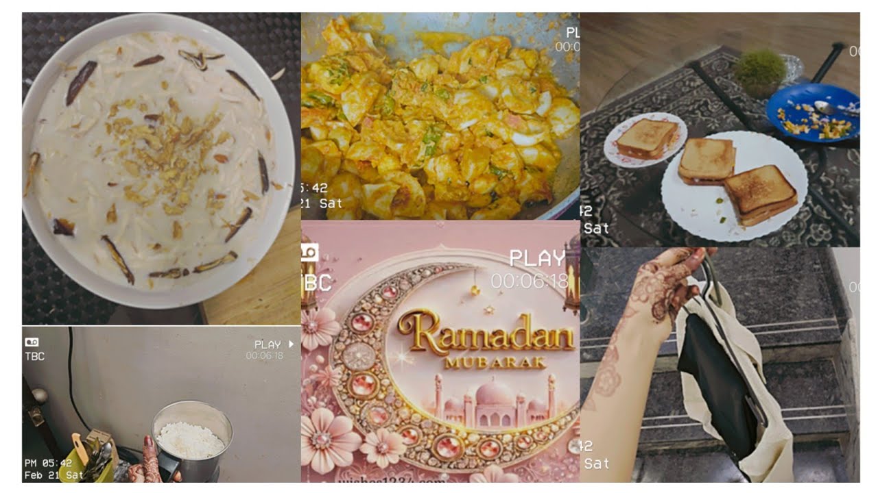 Ramadan Mubarak ✨ First Roza ✨ Sehri / Iftari ✨  2026 