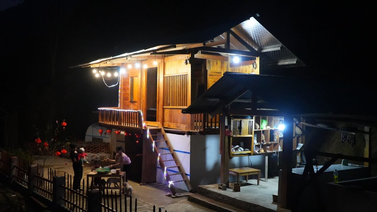 How beautiful is a timber farm in the forest at night? - Recipe for delicious kimchi - Lý Thị Nhim