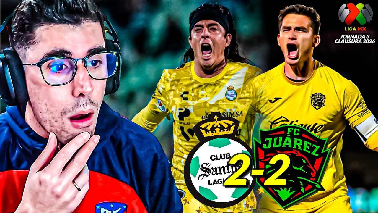 🔥 ¡Gran Duelo de Acevedo y Jurado! | Santos vs Juárez | Reacción y Análisis