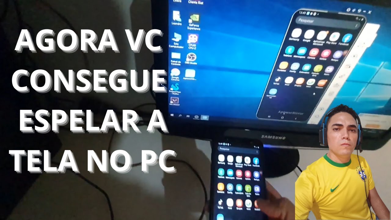 Como Espelhar Tela do celular no PC ApowerMirror