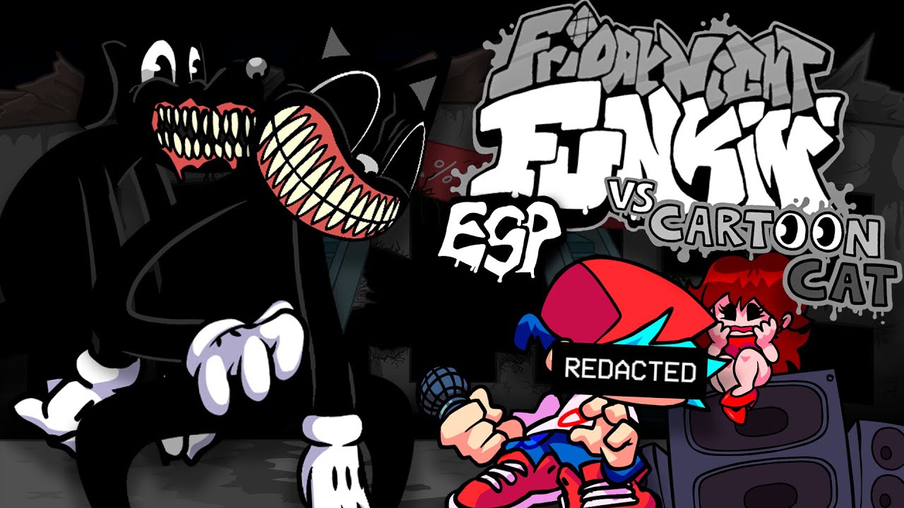 Este mod tiene VIRUS?! 😓 | VS Cartoon Cat ESPAÑOL + JUEGO SECRETO [FULL WEEK] (Hard) | FNF mod