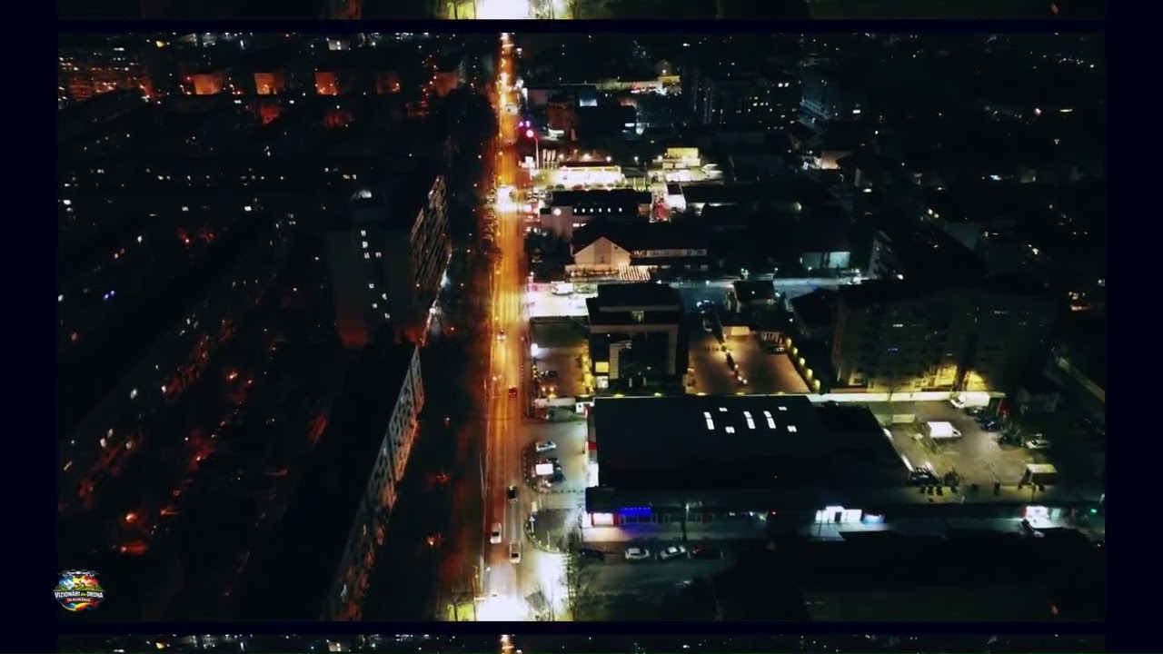 București văzut din dronă | Strada Valea Oltului – Cartier Urban din România