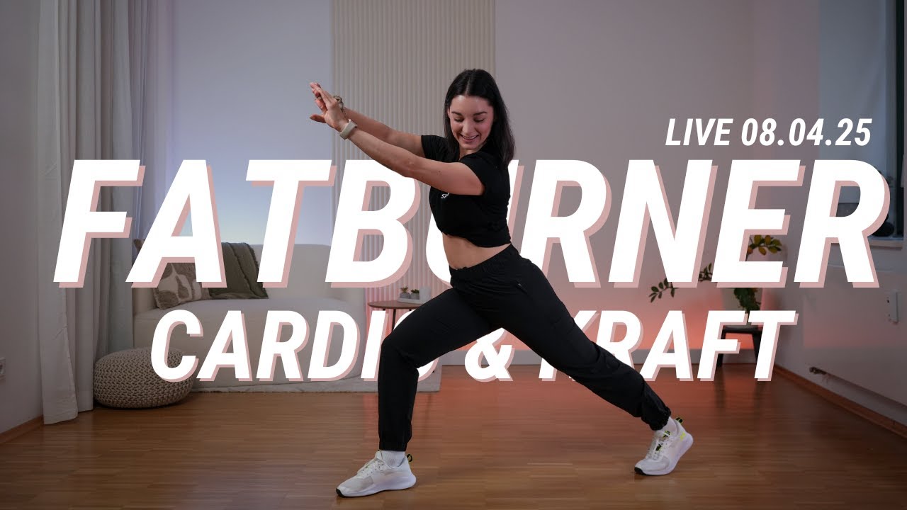 Fatburner Cardio meets Kraft mit oder ohne Jumps | Verbessere deine Ausdauer | 125 bpm | 45 Min.