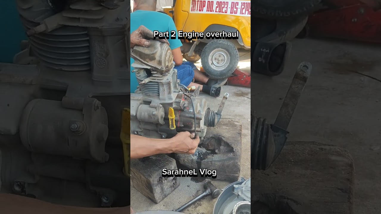Part 2 Engine overhaul Piaggio ape city 230Cc dito nati malalaman bakit NGA ba na sira ang makina