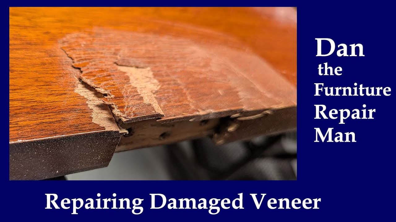 Repair Damaged Veneer on a Cabinet door