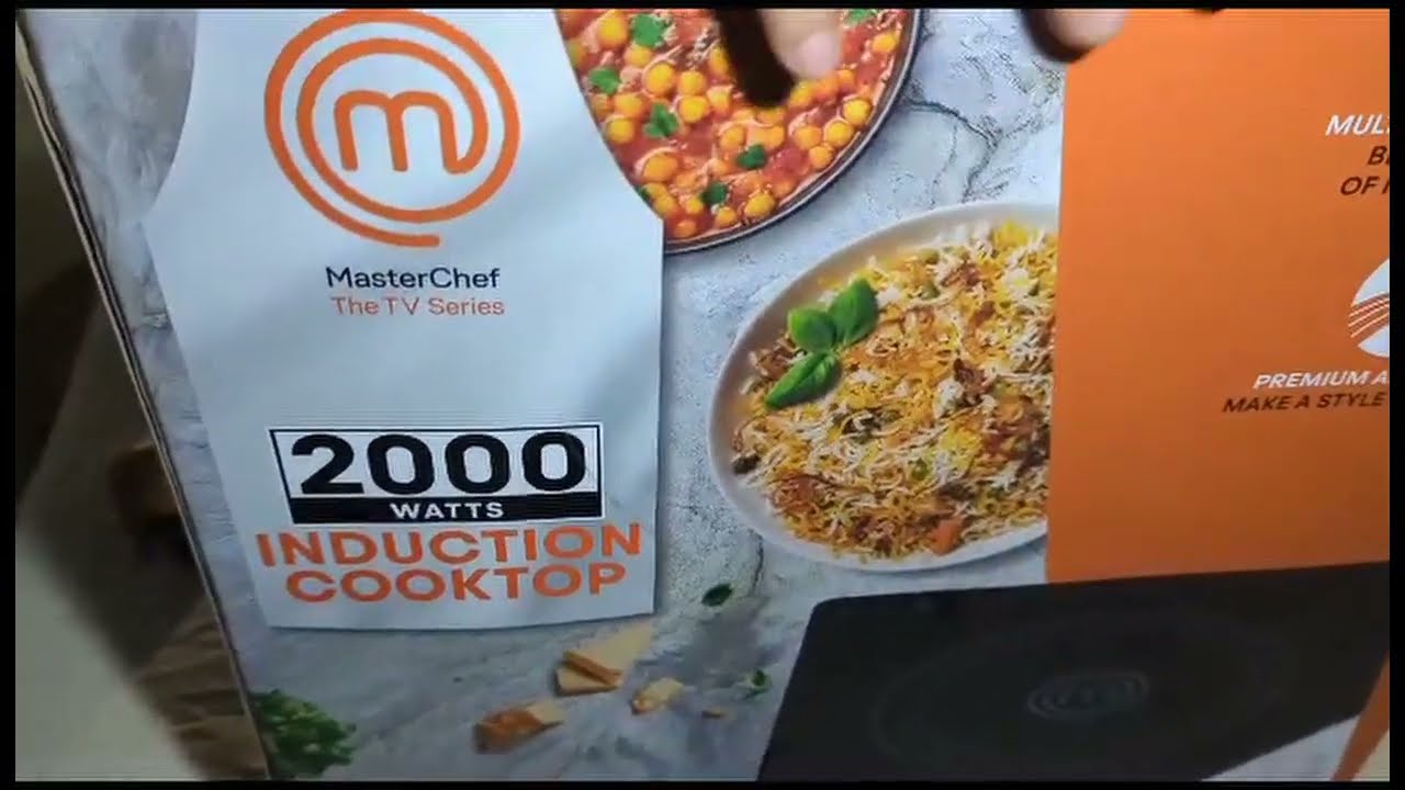 MASTER CHEF INDUCTION COOKTOP  2000 WATTS