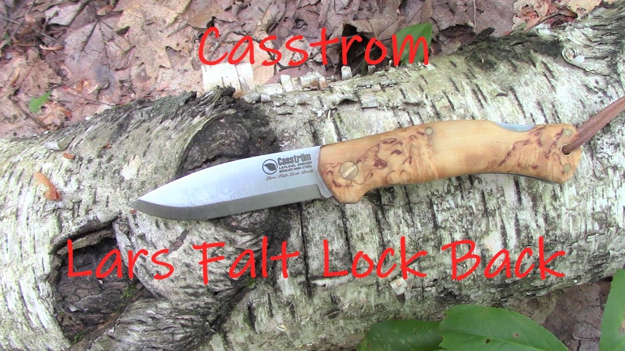 Casstrom Lars Falt Lock Back Review Carving Figure 4 Trap