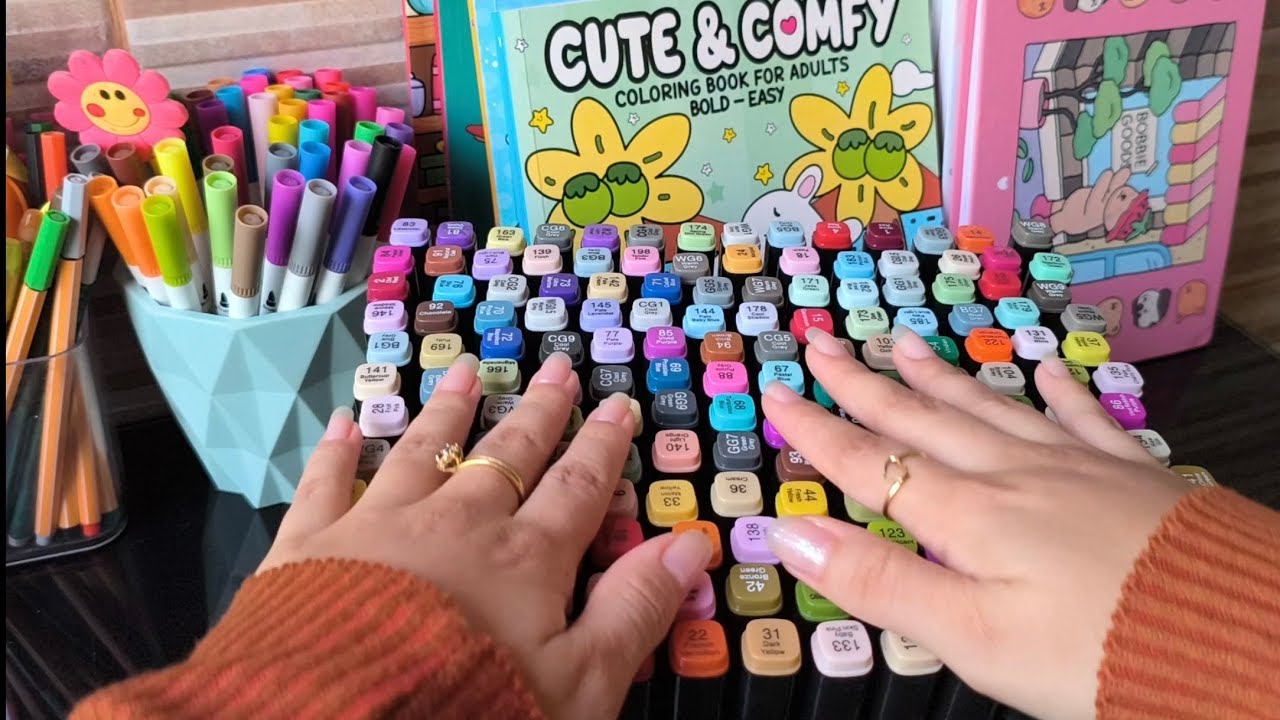 Recebi um Kit de Marcadores Touch com 168 Cores!! #organization #markers #touchmarkers