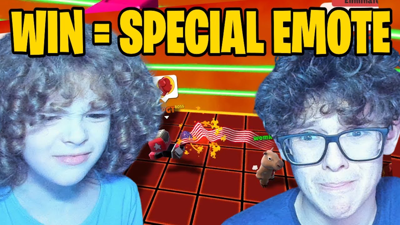 HA BARA ELVER 1V1-BE SPECIAL EMOTEOT VESZEK NEKI A STUMBLE GUYSBAN!
