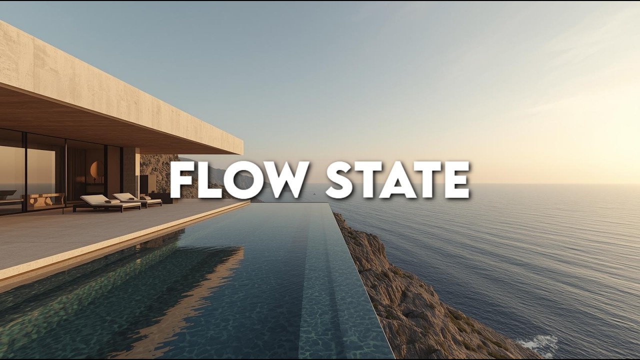Cliff Top Palace 4K | Serene Ocean Views Ambient Deep Work Music for Focus