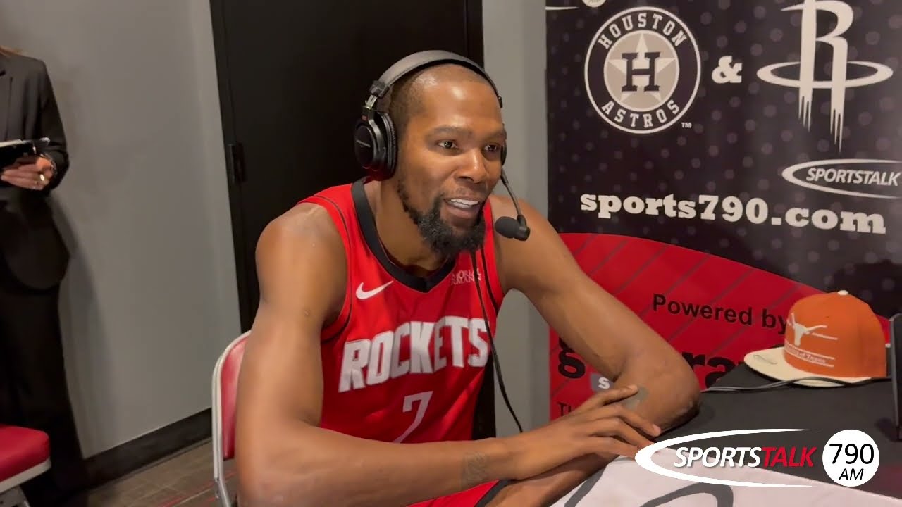 Кевин Дюрант рассказал о своем обмене в «Хьюстон Рокетс» из Rockets Media Day