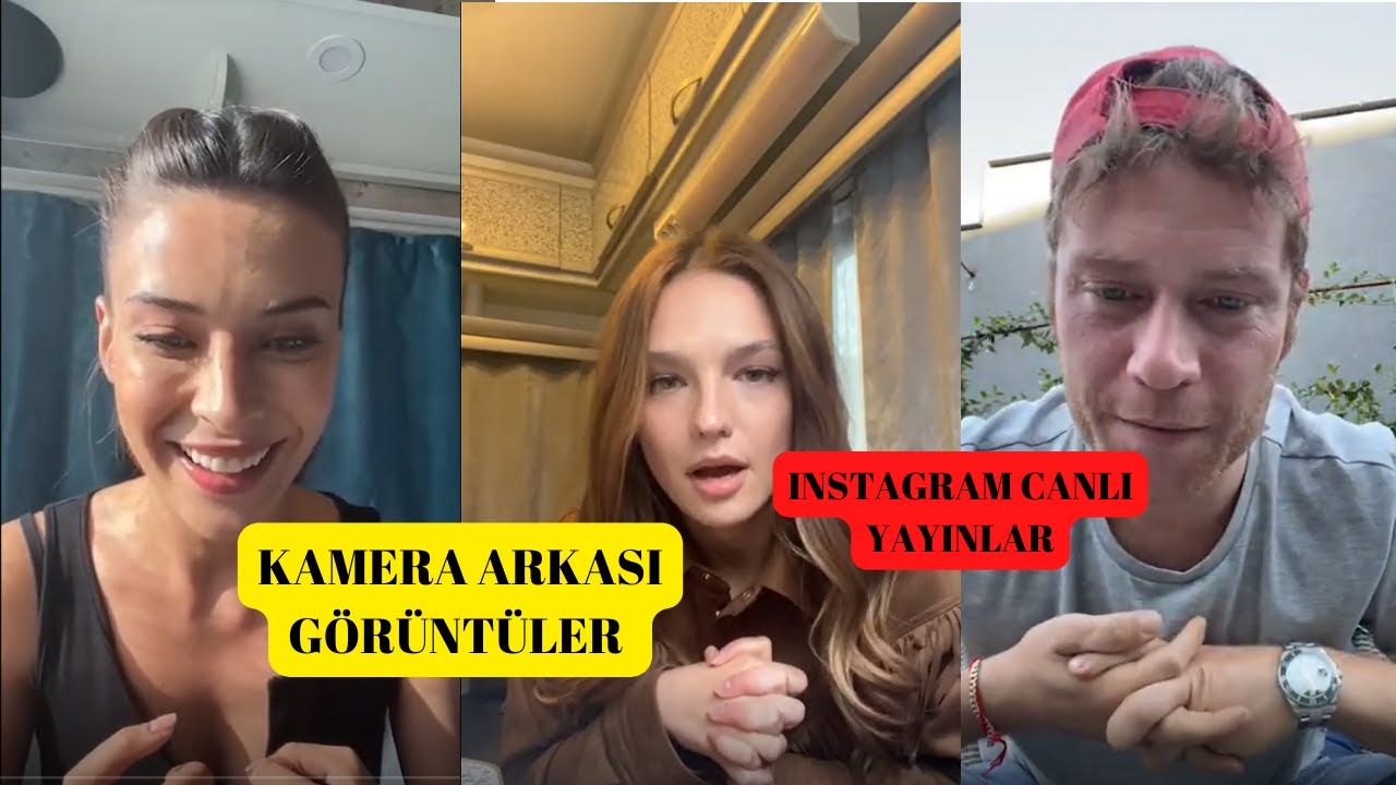 GHBH Oyuncuları Instagram Canlı Yayın ve Kamera Arkası Set Görüntüleri !